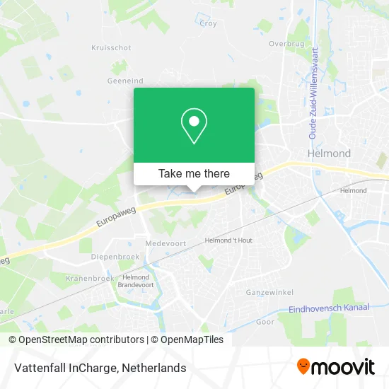 Vattenfall InCharge map