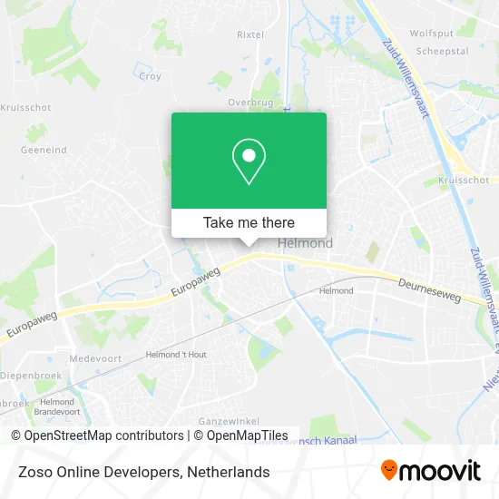 Zoso Online Developers map