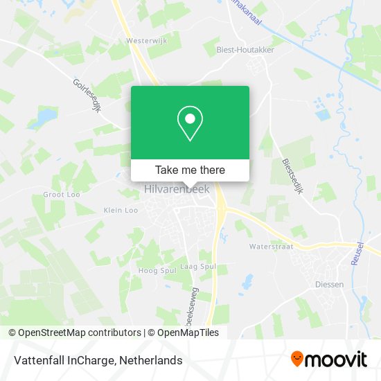 Vattenfall InCharge map