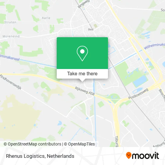 Rhenus Logistics map