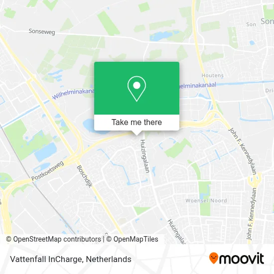 Vattenfall InCharge map