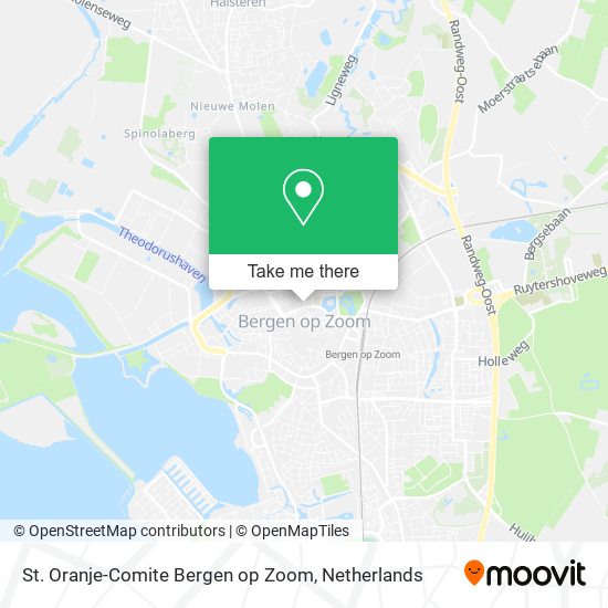 St. Oranje-Comite Bergen op Zoom Karte