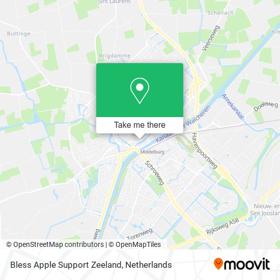 Bless Apple Support Zeeland map