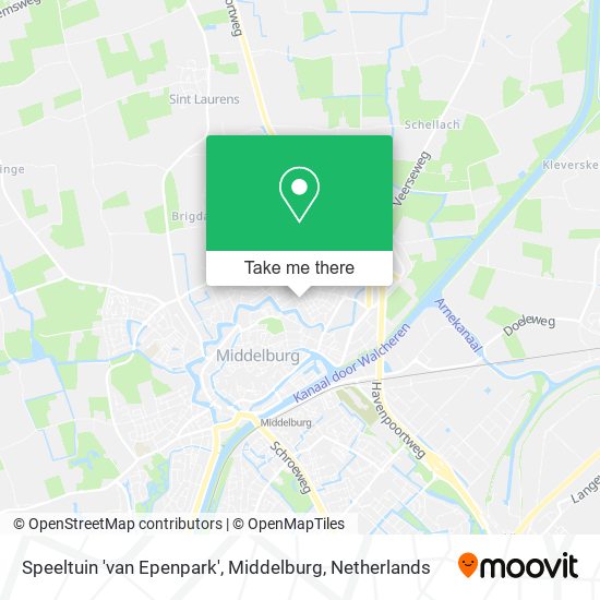 Speeltuin 'van Epenpark', Middelburg map