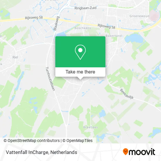 Vattenfall InCharge map