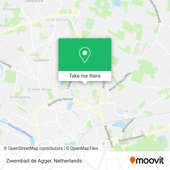 Zwembad de Agger map