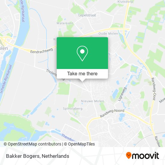 Bakker Bogers map