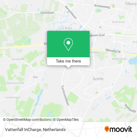 Vattenfall InCharge map