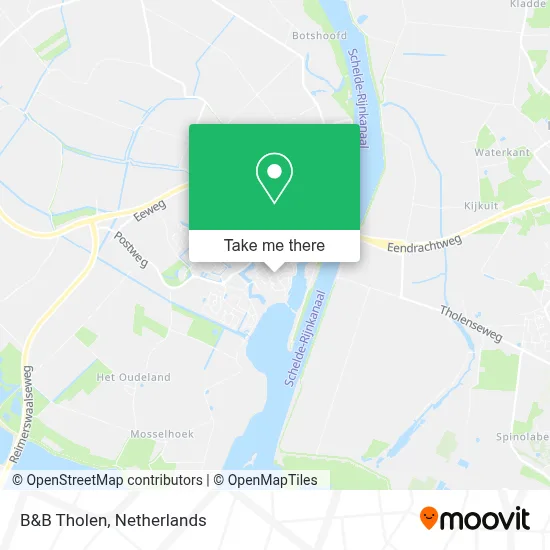 B&B Tholen map