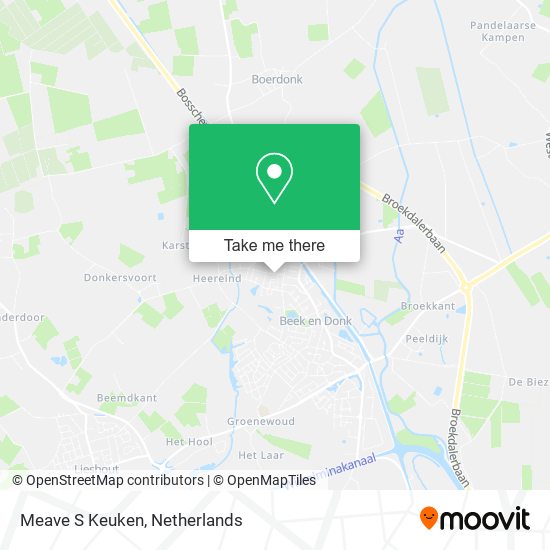 Meave S Keuken map