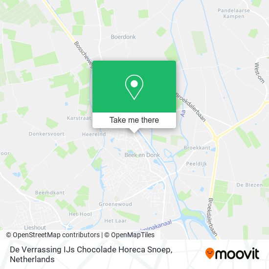 De Verrassing IJs Chocolade Horeca Snoep map