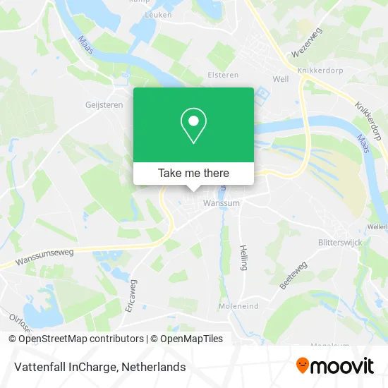 Vattenfall InCharge map