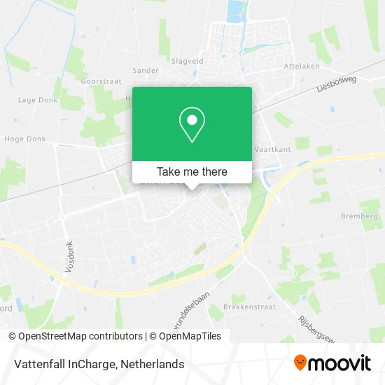 Vattenfall InCharge map