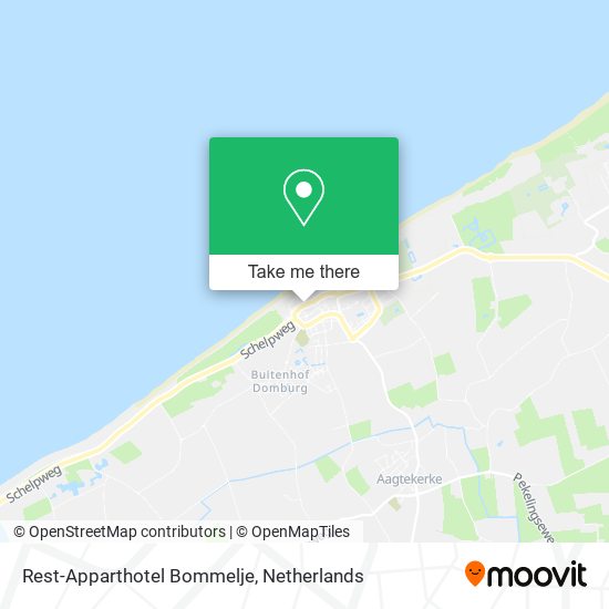 Rest-Apparthotel Bommelje map