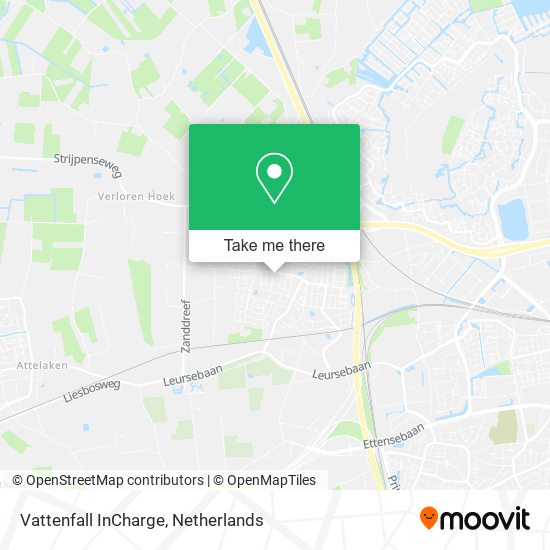 Vattenfall InCharge map