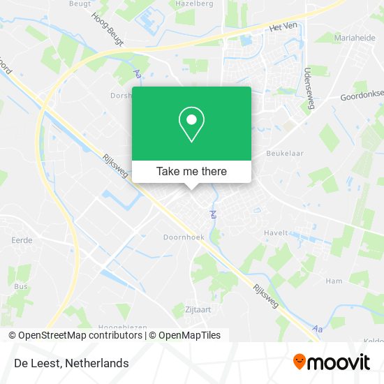 De Leest map