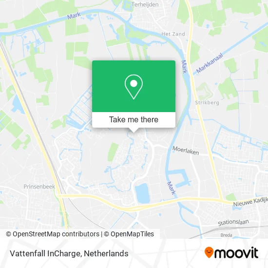 Vattenfall InCharge map