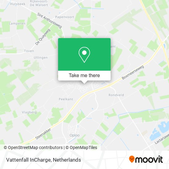 Vattenfall InCharge map