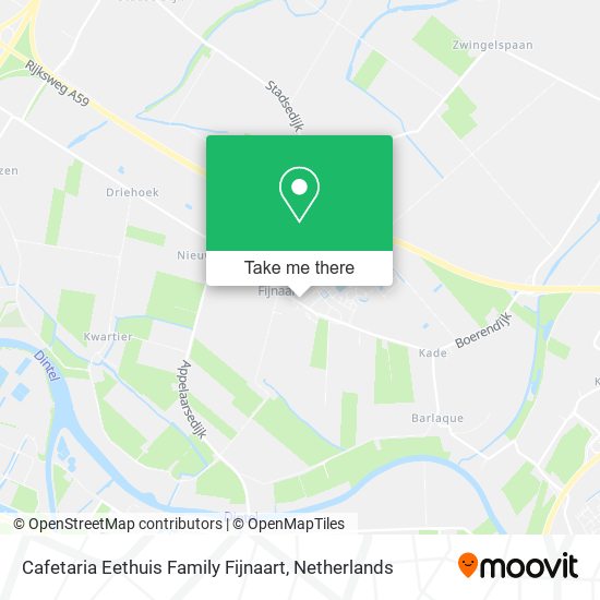 Cafetaria Eethuis Family Fijnaart map