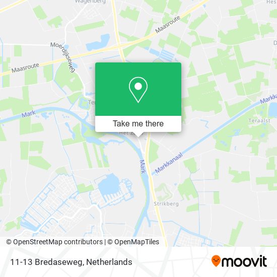 11-13 Bredaseweg map