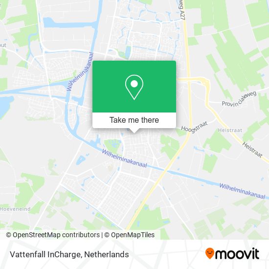 Vattenfall InCharge map