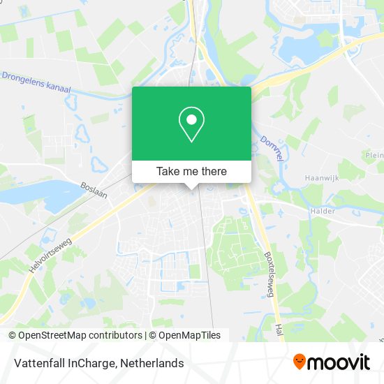 Vattenfall InCharge map