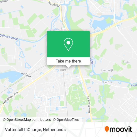 Vattenfall InCharge map