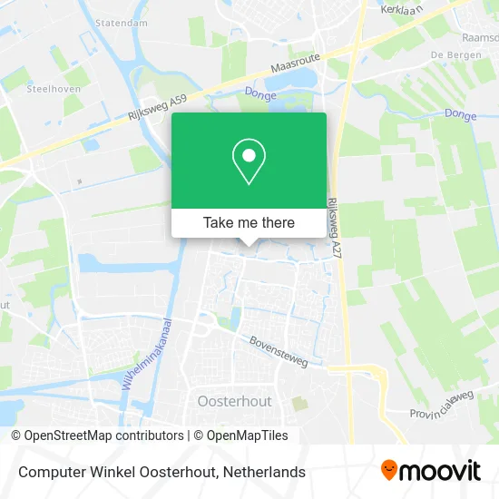Computer Winkel Oosterhout map