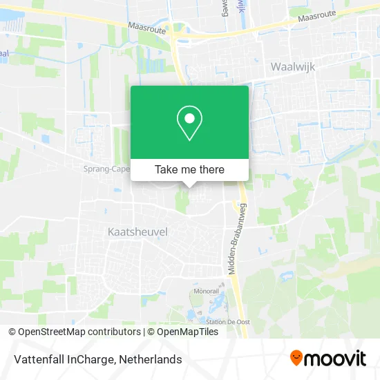 Vattenfall InCharge map