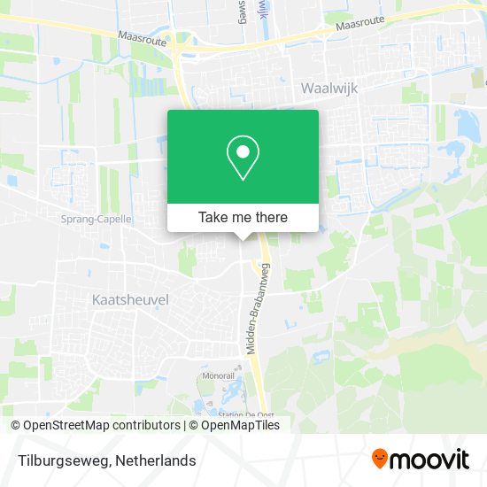 Tilburgseweg map