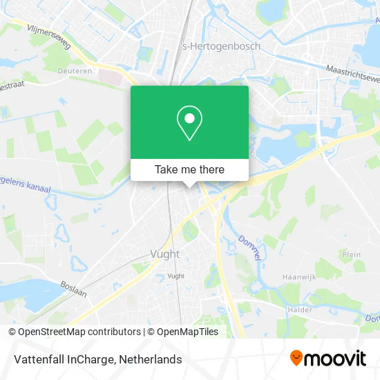 Vattenfall InCharge map