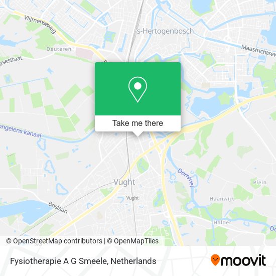 Fysiotherapie A G Smeele map