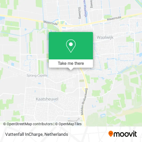Vattenfall InCharge map