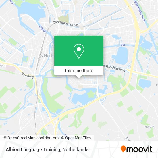 Albion Language Training map