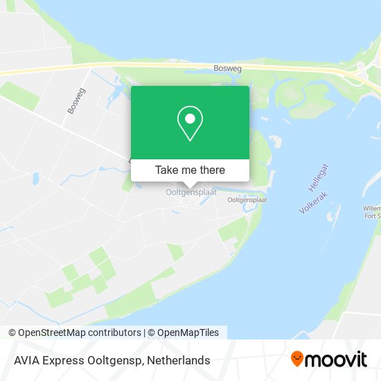 AVIA Express Ooltgensp map