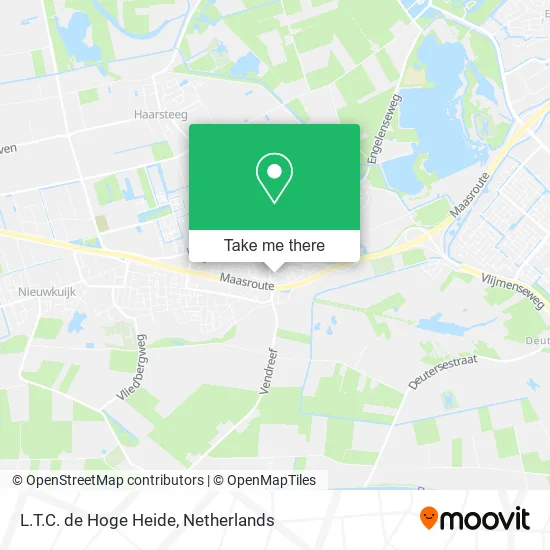 L.T.C. de Hoge Heide map