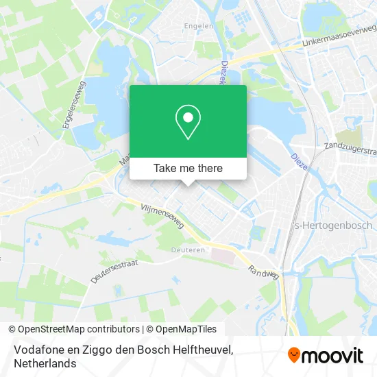 Vodafone en Ziggo den Bosch Helftheuvel map