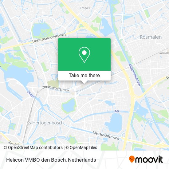 Helicon VMBO den Bosch map