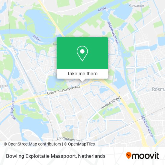 Bowling Exploitatie Maaspoort map