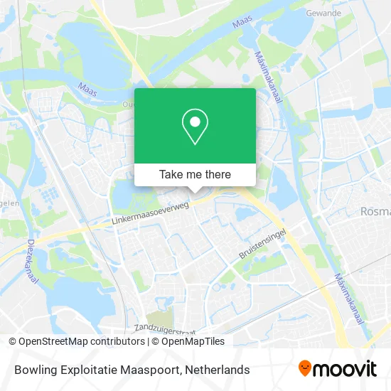 Bowling Exploitatie Maaspoort map