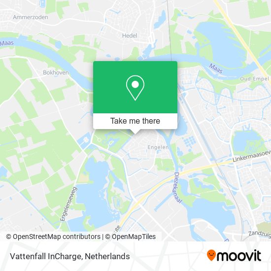 Vattenfall InCharge map