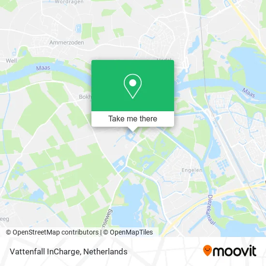 Vattenfall InCharge map