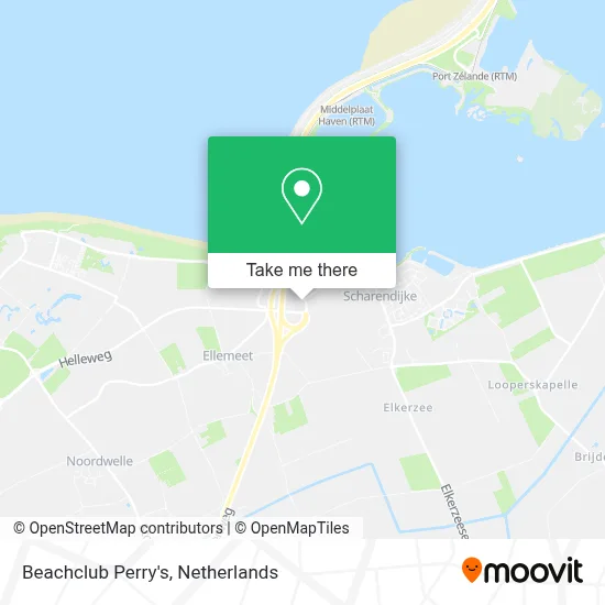 Beachclub Perry's map