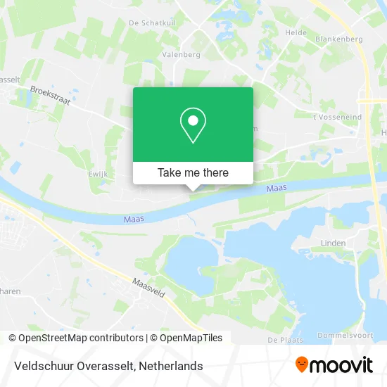 Veldschuur Overasselt map