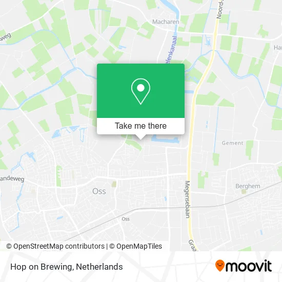 Hop on Brewing map