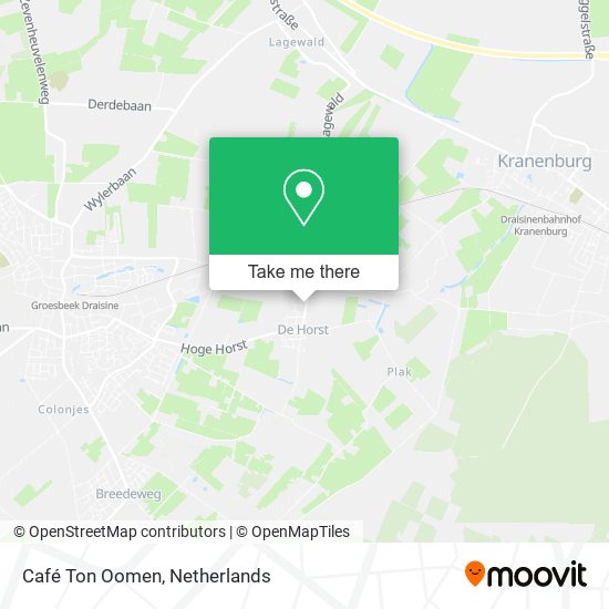 Café Ton Oomen map