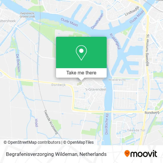 Begrafenisverzorging Wildeman Karte