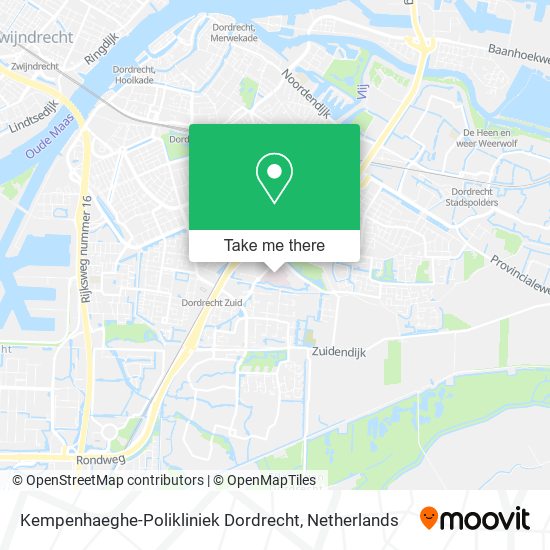 Kempenhaeghe-Polikliniek Dordrecht map