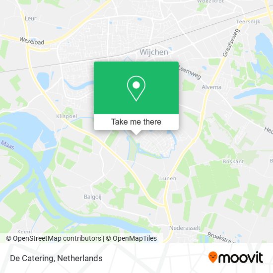 De Catering map