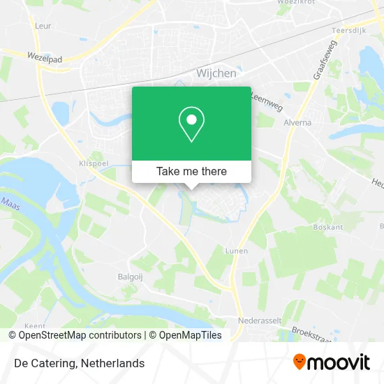 De Catering map
